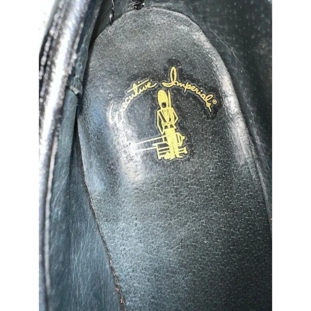 O’Sullivan Executive Imperial VTG Men's Longwings Dress Shoes Sz 8EEEE Black
